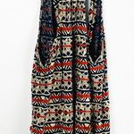 Lucky Brand Racerback Linen Blend Deep V-Neck Banded Waist Wrap Top, Size XS Photo 1