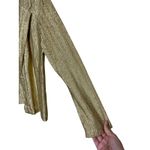 Teddi of California Gold Metallic Blazer Dressy Blouse Vintage Size 14 Photo 6