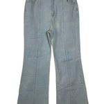 Pink Lily  Wide Leg Flare Light Wash Jeans Size 30 Photo 0