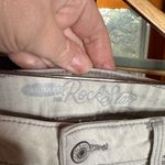 Old Navy  Mid-Rise Rockstar Distressed Light Gray & White Jeans Size 2 Photo 1