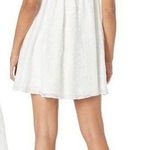 Amanda Uprichard  Eloise Textured Mini A-Line Dress Odyssey White Women's Small Photo 1