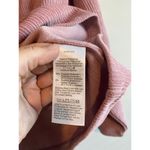 Madewell NWT Striped Jacquard Funnelneck Top In Pink Size Medium Photo 4