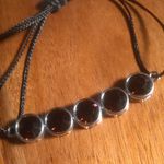 Burgundy Color Swarovski Crystal Platinum Bond Corded Bracelet Photo 11