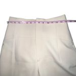 ZARA Beige Straight Leg High Waisted Polyester Dress Pants Women Size Medium Photo 3