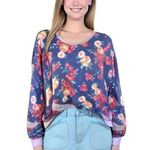 Bonworth Oversized Floral Pullover Sweatshirt Photo 0
