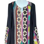 Judith March Judith‎ March Black Embroidered Dress Sz M Photo 1