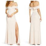 Lulus NWT Lulu’s Song Of Love Blush Pink Off The Shoulder Bridesmaid Dress Photo 1