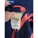 L.L. Bean Red and Blue Striped Hoodie Long Sleeve Tee‎ Size Large Photo 5