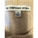 The Cashmere Project Women's Size S Tan Love Heart Embroidered Sweater Photo 3