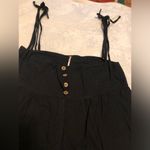 Free People highwaisted button front side drawstrings cotton pants, size small P Photo 5