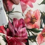 EXPRESS  Floral Satin Strapless Romper Tie Waist NWT Womens 8 Photo 12