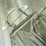 Moona Star Tank Top silk floral lace trim womens Green (one size) handmade chic Size undefined Photo 4