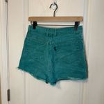 Vintage Teal Denim Women Shorts Blue Size undefined Photo 2