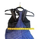 Lululemon Athletica Tops size 2 Tough It Out Tank Heathered Sapphire Blue Butter Photo 7