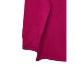 Timber Lea Women's Sweater Vintage Embroidered Floral Cat Boxy Fit Knit Medium Pink Photo 7