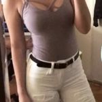 Forever 21 Lavender Cross Front Bodysuit Photo 1