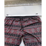 secret treasures  Women's Red Velour Holiday Print PJ's Joggers Size 3X (22-24W) Photo 3