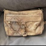Rebecca Minkoff  Snakeskin Large Crossbody Purse Photo 0