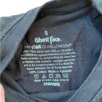 Ghost Face Shirt Womens S Black Crew Neck Short Sleeve Graphic Halloween Photo 3