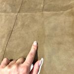 Max Mara Suede Sleeveless Dress Size 14 US Tan Brown Photo 3