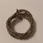 Women’s Chunky Stretchy Bracelet Cuff Beaded Multi Color Photo 4
