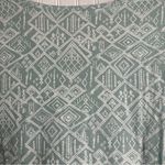 Peruvian Connection  Mint Green 3/4 Sleeve Pocket Tee Shirt Photo 3