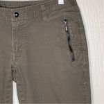 Merrell Dark Khaki Pants Sz 4 Tapered Leg Zipper Pockets Photo 3