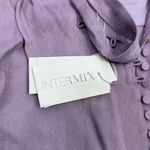 Derek Lam  10 crossby satin silk tie front lavender blouse size 4 Photo 4