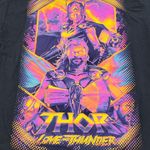 Marvel Shirt Size Medium Comics Thor Love And Thunder Graphic Print Shirt Unisex Photo 3