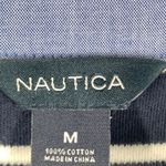 Nautica Women's Striped Boat Neck 3/4 Sleeve Striped Top Navy And White Medium Photo 4