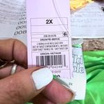 Wild Fable Green Scalloped Sarong Swim Cover Up Photo 7