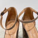 A New Day  Womens‎ 9.5 Dress Sandals Block Heels Ankle Strap Tan Open square toe Photo 2