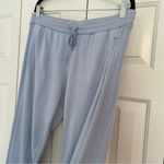 P.J. Salvage  Light Blue Jogger Pants Sz Large Knit Side Stripe Lounge Track Pant Photo 2