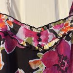 BCX  Brown Vibrant Floral Tank Top Small Photo 1