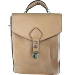 Levenger Leather Wine Carrier Tote Tan Travel Picnic Bag Vintage Hard To Find Photo 0