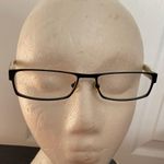 Armani Exchange Vintage y2k eyeglasses frame minimalist black striped preppy whimsy unisex light weight super comfy Designer Luxury Photo 0