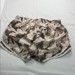Calvin Klein Athletic Shorts Brown and Cream Photo 1