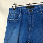 ZARA  Blue Wash Raw Hem Mid Rise Skinny Jeans 4 Photo 2