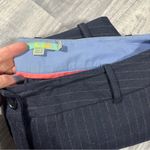 Boden Dark Navy Blue/Black Pinstripe Dress Pants; 10 Regular Women’s Black Photo 10