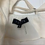 1. State  Cream Ruffle Halter Camisole Top Sz Small Photo 3