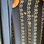 Blue Patterned Lightweight Jumpsuit with Flare BellBottoms Size Large Bohemian Photo 4