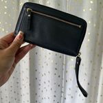 Kate Spade Women's Designer 100% Cow Leather Zipper Black Wallet Wristlet Photo 2
