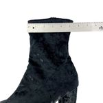 Boohoo Black Velvet Booties 7 Photo 8