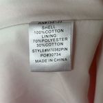 Champion  Women's Cropped Coaches Jacket White Size M Casual Button-Up Photo 6