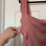 Caution to the Wind  Ruffled Tank Top Photo 4