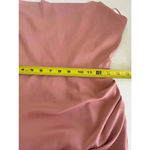 Showpo Dazzling Lights‎ Cowl Drape MIDI Dress Pink Peach Satin Size 6 US 0209 Photo 11