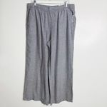 Old Navy NWT  High Rise Linen Wide Leg Pant Light Tone Chambray Size‎ Large Photo 1