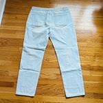 ★ NWOT Unbranded Distressed Jeans with Side Orange Stripes Photo 14