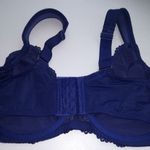 Curve Muse Navy Blue Lace Bra Size 46D Photo 6