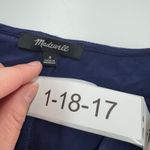 Madewell ‎ Dress Womens Small Blue Nightfall Moment Mini Swing Oversized Photo 5